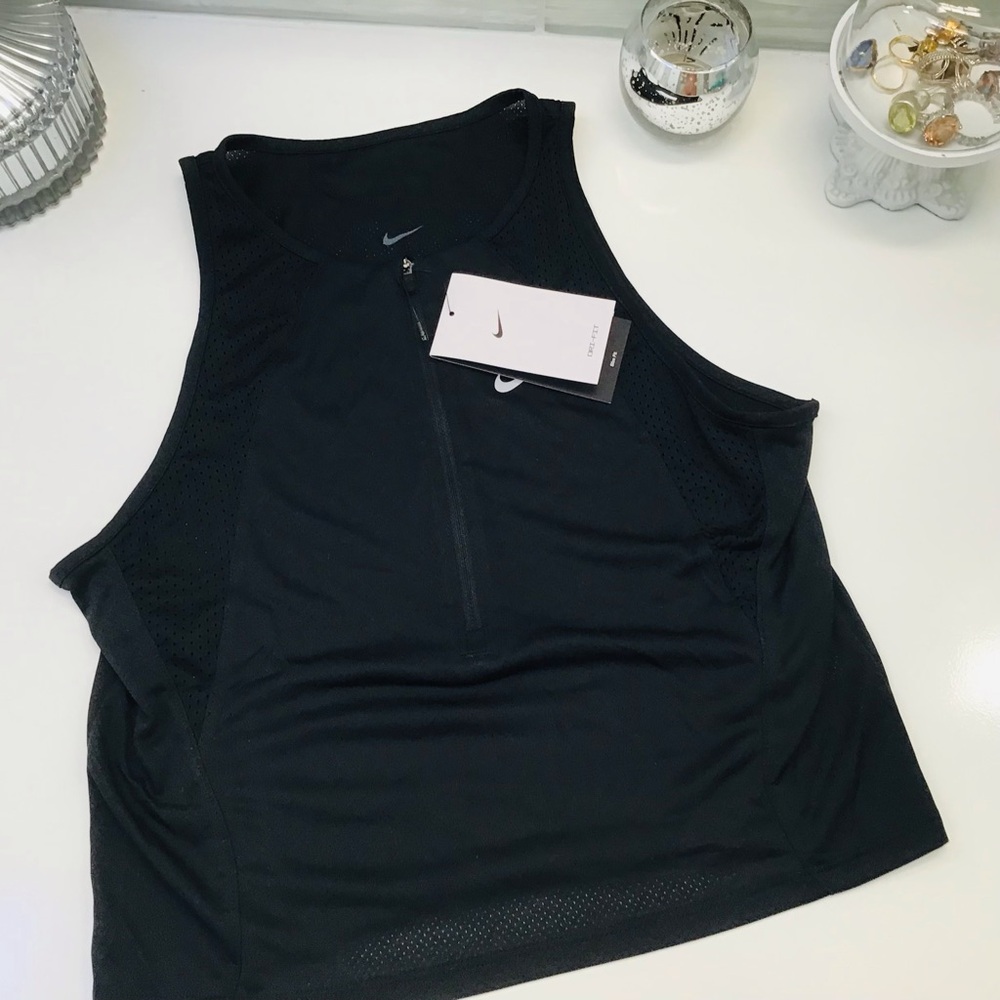 Nike Dry-Fit Running Mesh Fitness Tank Sz M NWT